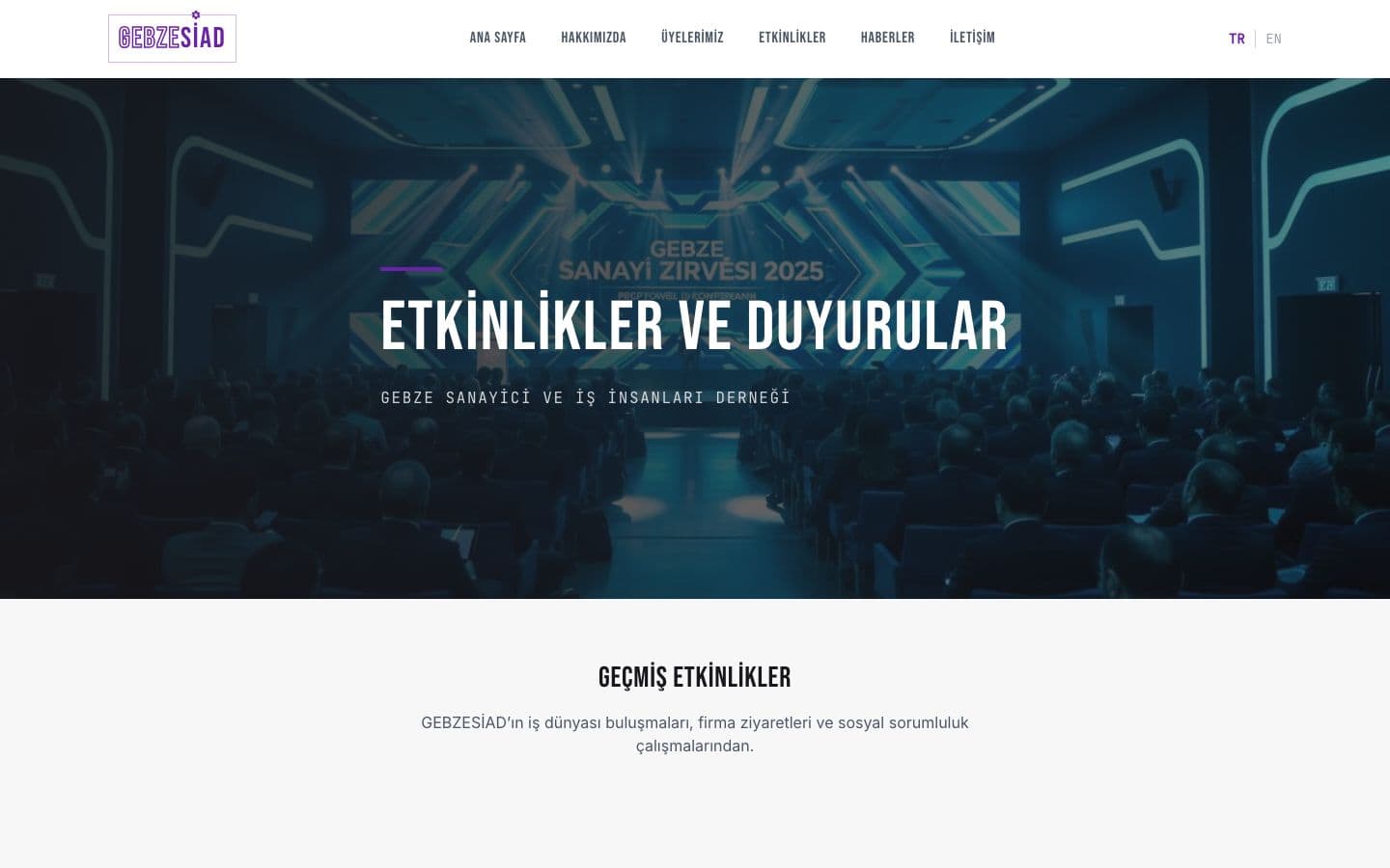GEBZESİAD: Etkinlikler ve duyurular