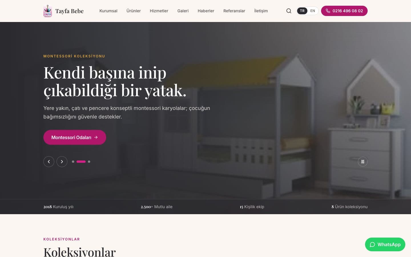 Tayfa Bebe masaüstü görünümü